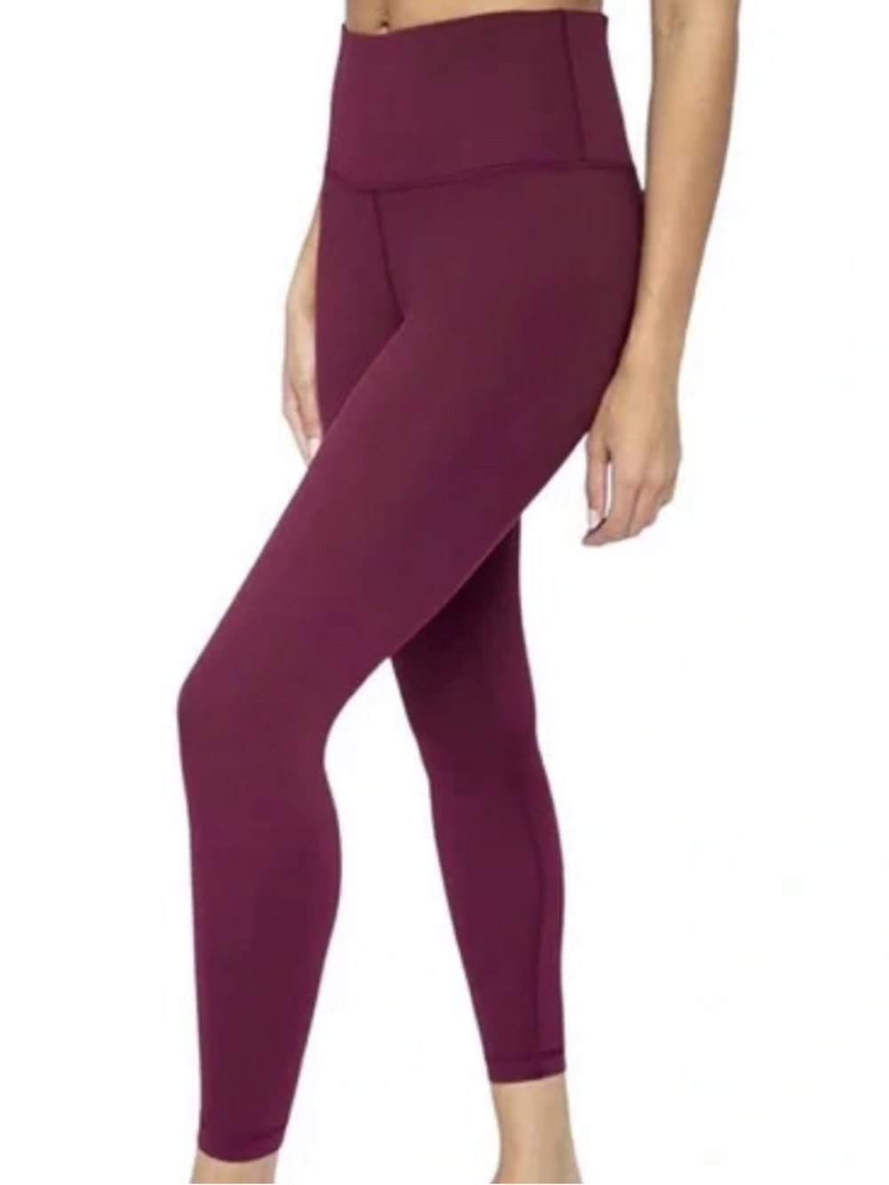Yogalicious Lux High-Rise Plum Wine Leggings S